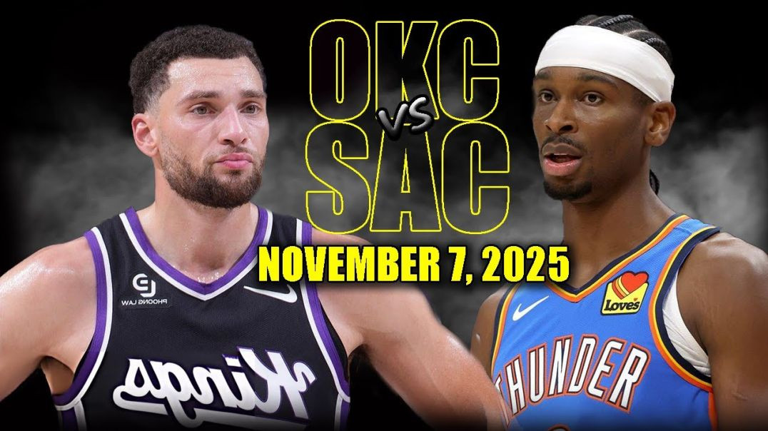 ⁣Oklahoma City Thunder vs Sacramento Kings Full Game Highlights - November 7, 2025 NBA Season
