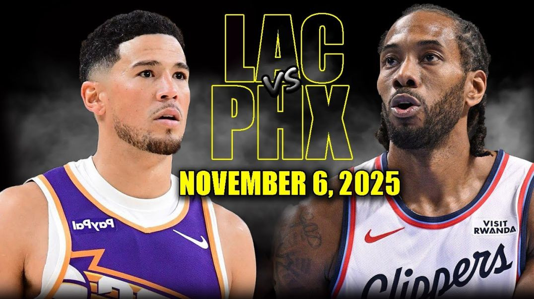 ⁣Los Angeles Clippers vs Phoenix Suns Full Game Highlights - November 6, 2025 NBA Season