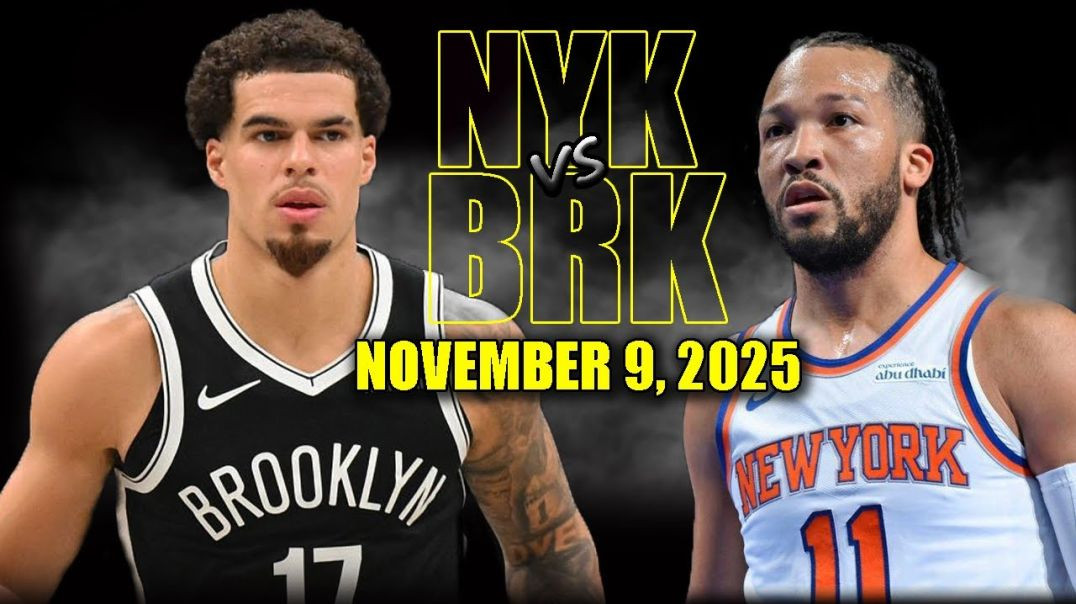 ⁣New York Knicks vs Brooklyn Nets Full Game Highlights - November 9, 2025 NBA Season