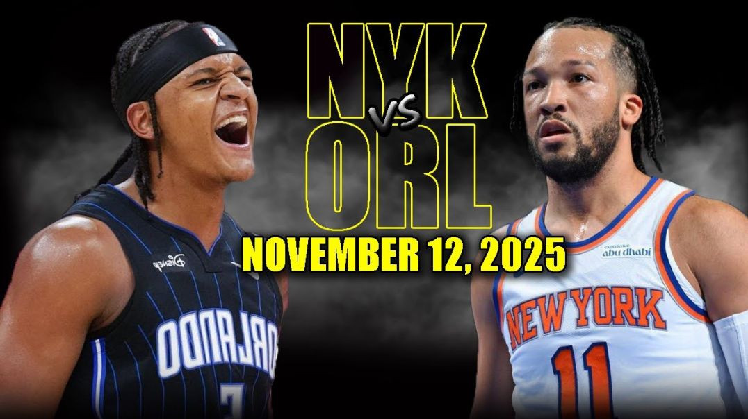 ⁣New York Knicks vs Orlando Magic Full Game Highlights - November 12, 2025 NBA Season