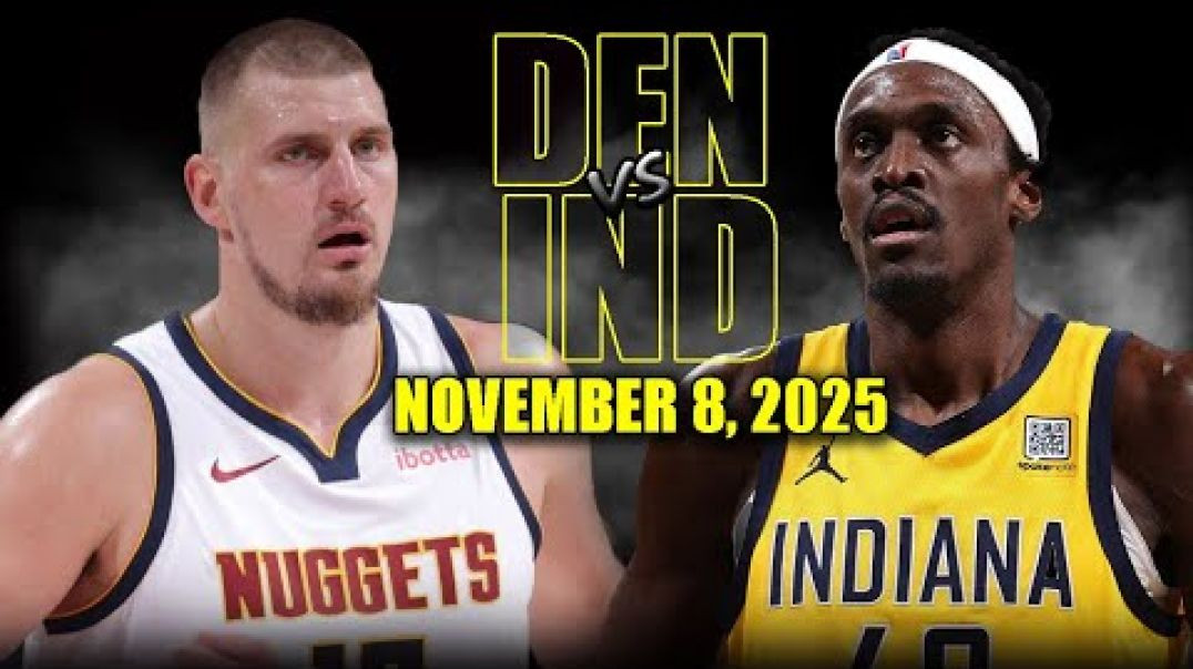 ⁣Denver Nuggets vs Indiana Pacers Full Game Highlights - November 8, 2025 NBA Season