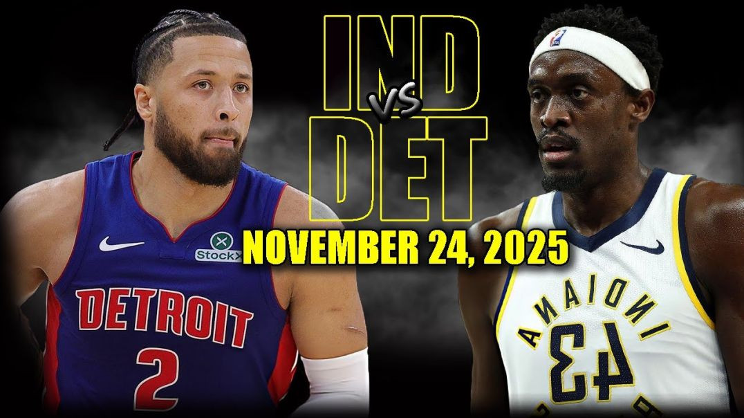 Detroit Pistons vs Indiana Pacers Full Game Highlights - November 24, 2025 NBA Season