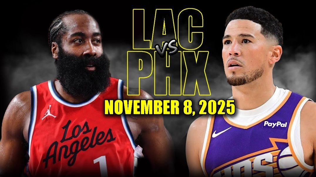 ⁣Los Angeles Clippers vs Phoenix Suns Full Game Highlights - November 8, 2025 NBA Season