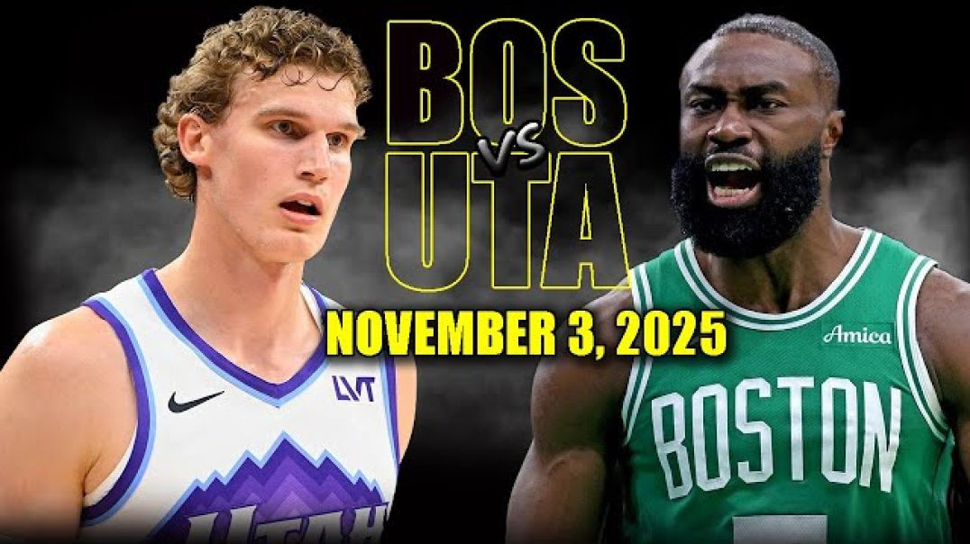 ⁣Boston Celtics vs Utah Jazz Full Game Highlights - November 3, 2025 NBA Season