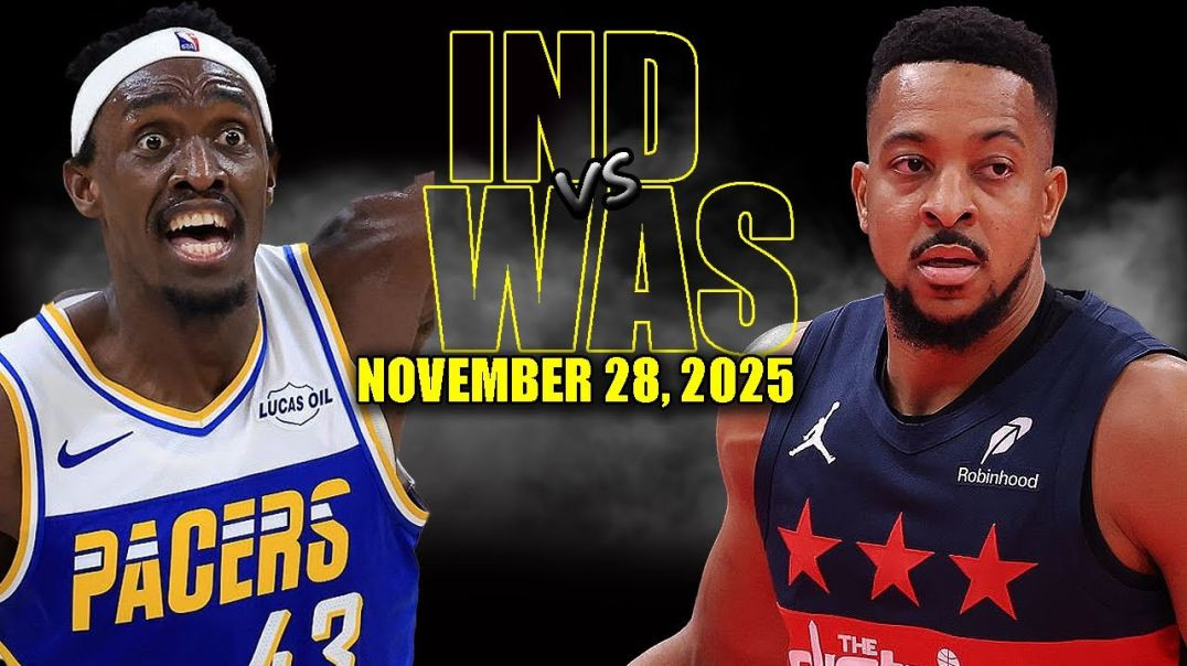 ⁣Indiana Pacers vs Washington Wizards Full Game Highlights - November 28, 2025 NBA Season