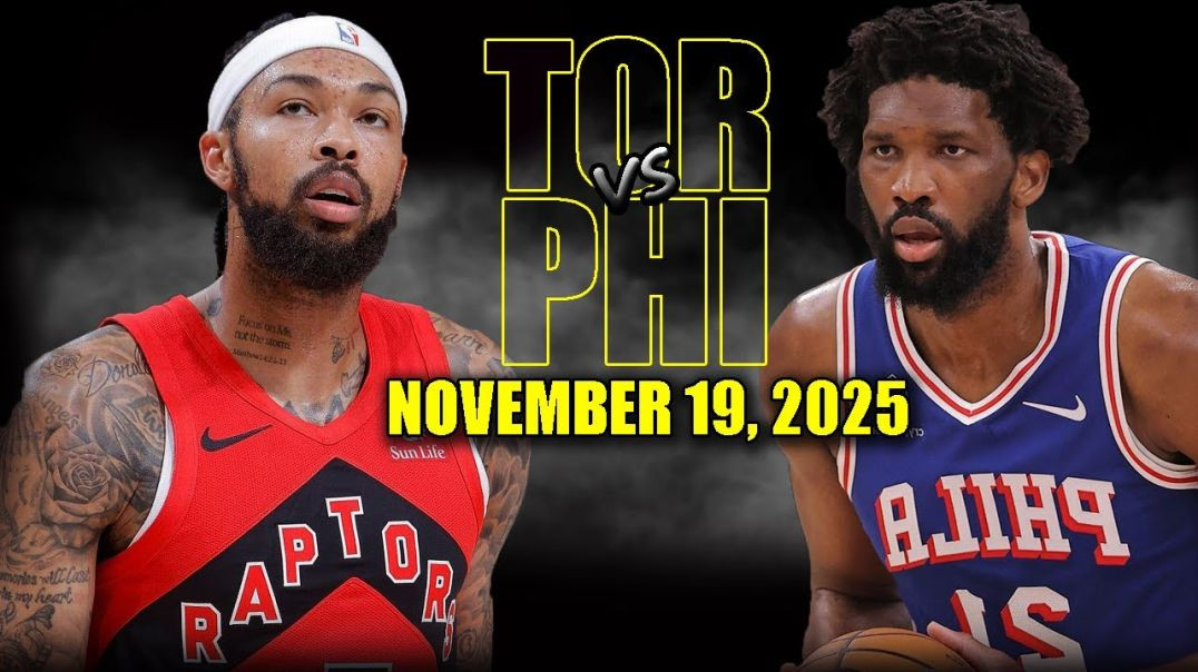 ⁣Philadelphia 76ers vs Toronto Raptors Full Game Highlights - November 19, 2025 NBA Season