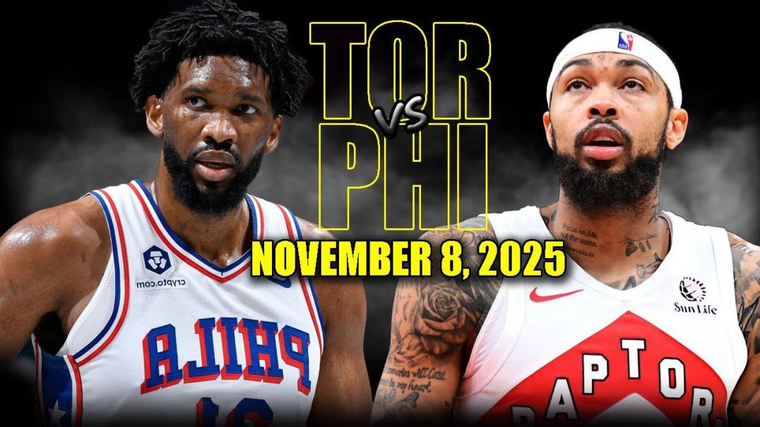 ⁣Philadelphia 76ers vs Toronto Raptors Full Game Highlights - November 8, 2025 NBA Season