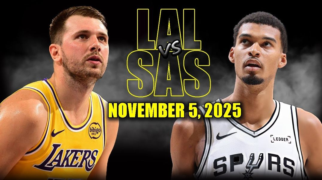 ⁣Los Angeles Lakers vs San Antonio Spurs Full Game Highlights - November 5, 2025 NBA Season