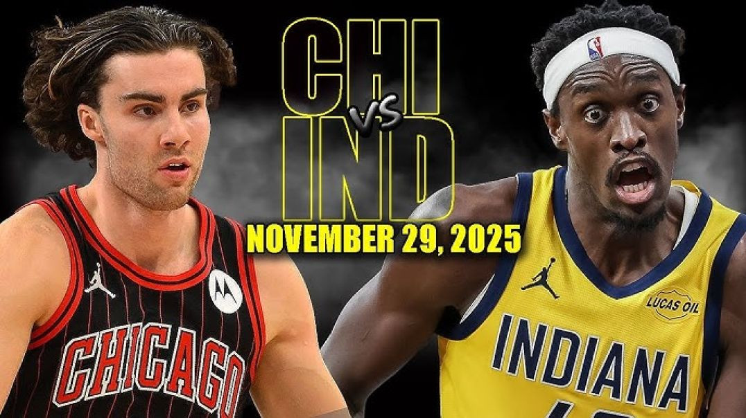 ⁣Chicago Bulls vs Indiana Pacers Full Game Highlights - November 29, 2025 NBA Season