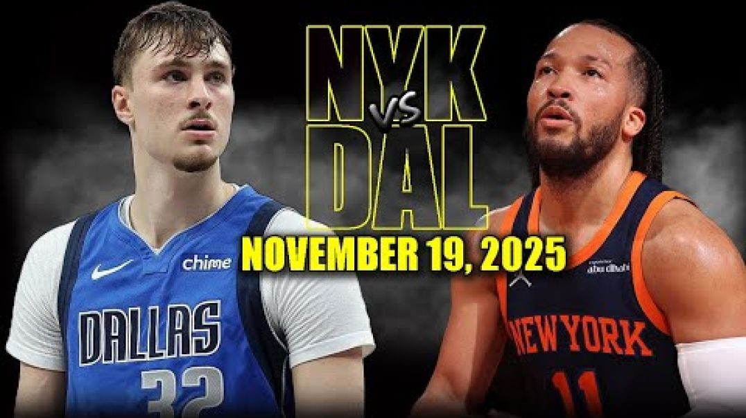 ⁣New York Knicks vs Dallas Mavericks Full Game Highlights - November 19, 2025 NBA Season