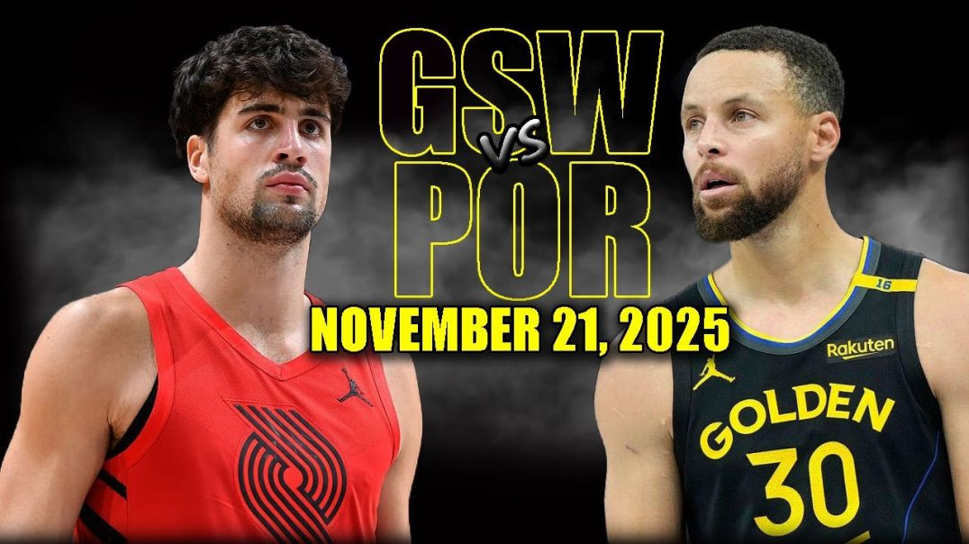 ⁣Golden State Warriors vs Portland Trail Blazers Full Game Highlights - November 21 2025 NBA Season