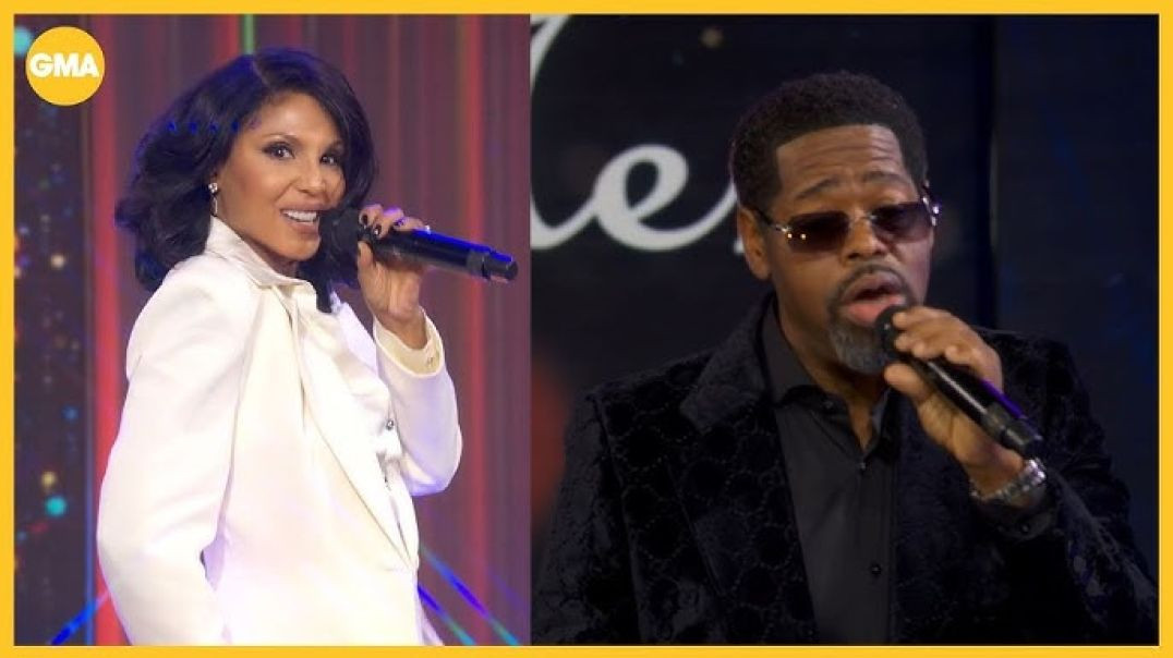 ⁣New Edition, Boyz II Men and Toni Braxton perform medley on GMA
