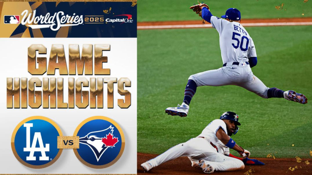 ⁣Dodgers vs. Blue Jays World Series Game 1 Highlights 10/24/25 MLB Highlights
