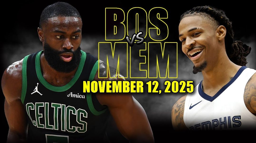 ⁣Boston Celtics vs Memphis Grizzlies Full Game Highlights - November 12, 2025 NBA Season