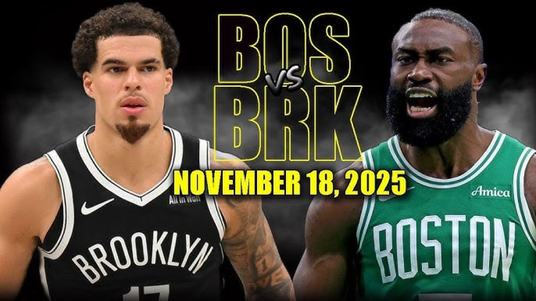 ⁣Boston Celtics vs Brooklyn Nets Full Game Highlights - November 18, 2025 NBA Season