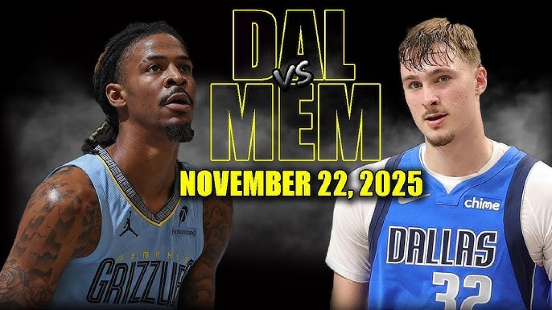 ⁣Dallas Mavericks vs Memphis Grizzlies Full Game Highlights - November 22, 2025 NBA Season