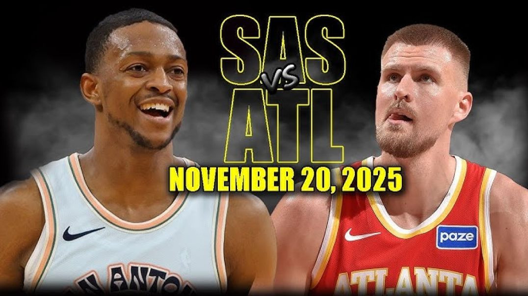 ⁣San Antonio Spurs vs Atlanta Hawks Full Game Highlights - November 20, 2025 NBA Season