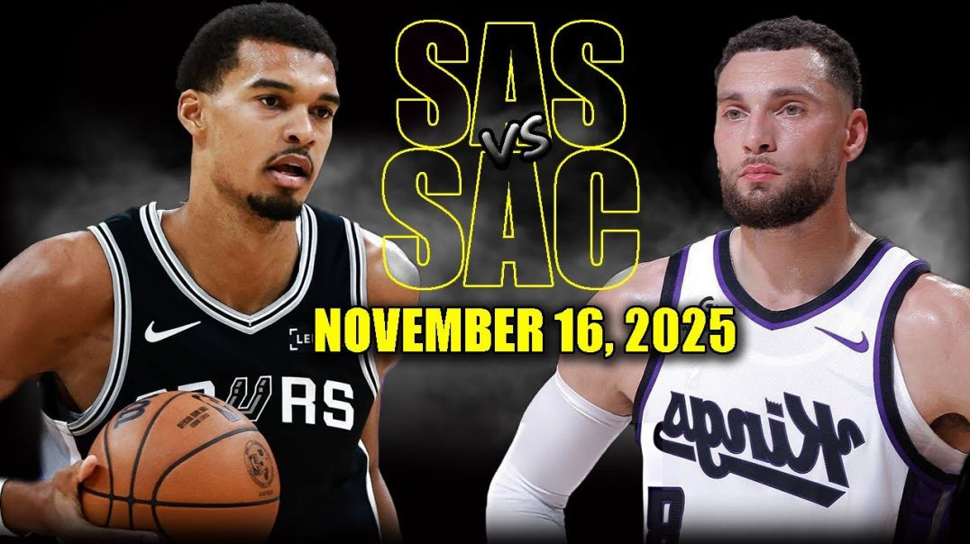 ⁣San Antonio Spurs vs Sacramento Kings Full Game Highlights - November 16, 2025 NBA Season