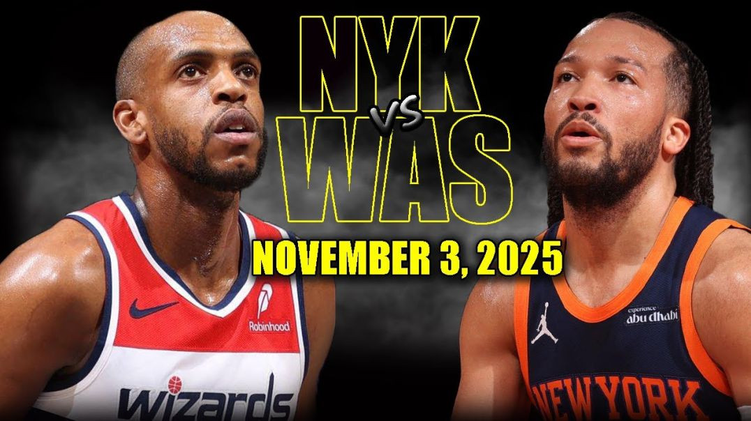 ⁣New York Knicks vs Washington Wizards Full Game Highlights - November 3, 2025 NBA Season