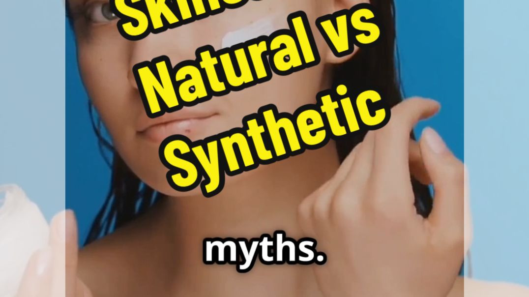 ⁣The Truth About Natural vs. Synthetic Skincare