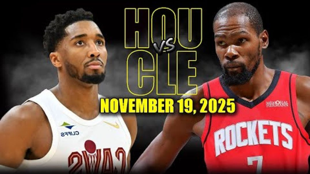 ⁣Houston Rockets vs Cleveland Cavaliers Full Game Highlights - November 19, 2025 NBA Season
