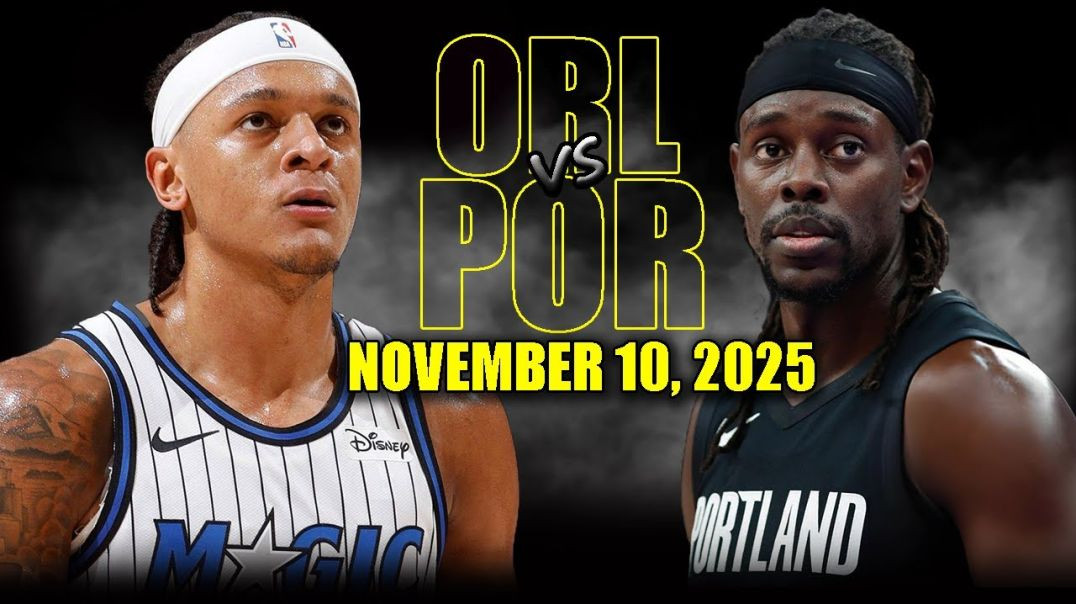 ⁣Orlando Magic vs Portland Trail Blazers Full Game Highlights - November 10, 2025 NBA Season