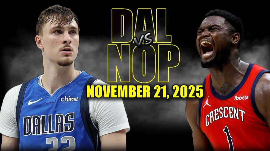 ⁣Dallas Mavericks vs New Orleans Pelicans Full Game Highlights - November 21, 2025 NBA Season