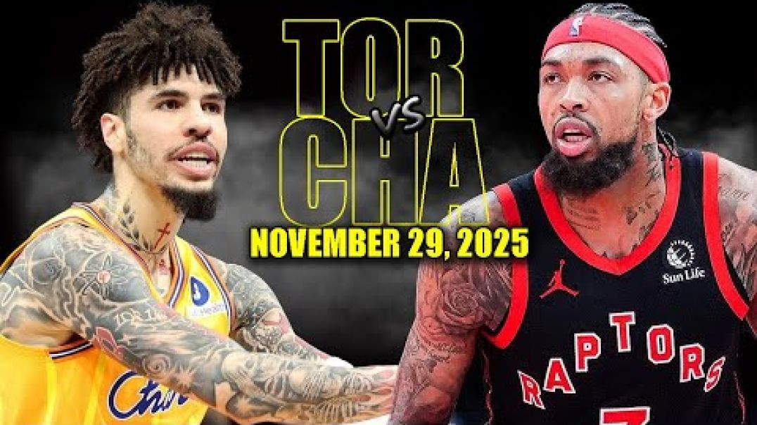 ⁣Toronto Raptors vs Charlotte Hornets Full Game Highlights - November 29, 2025 NBA Season