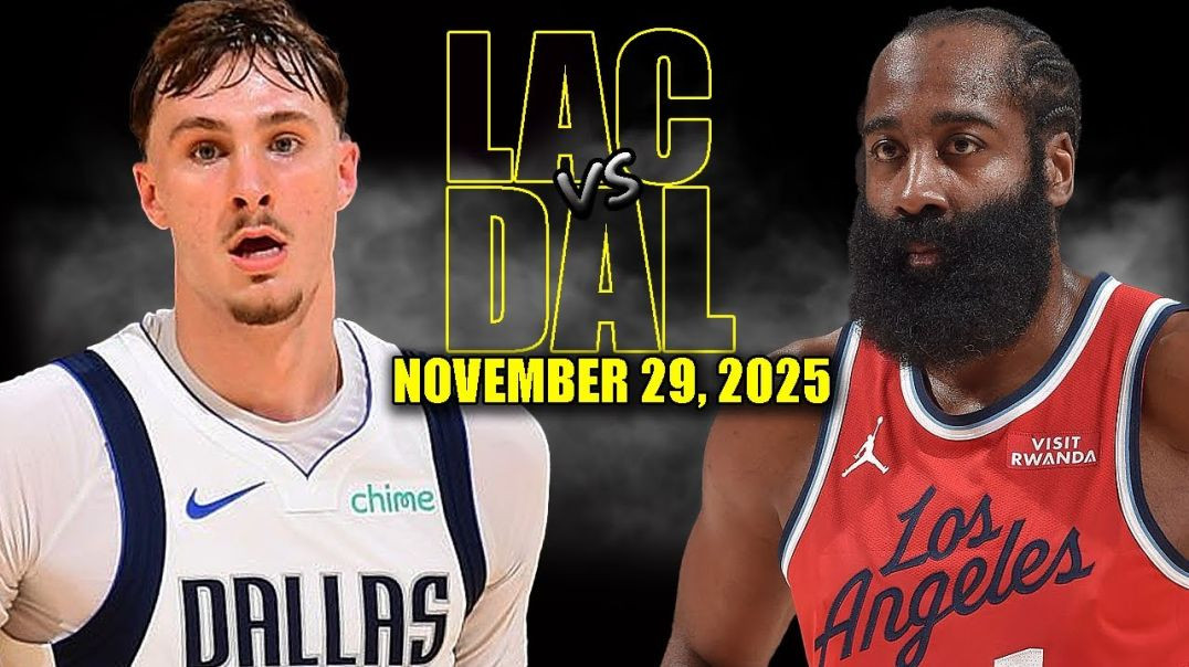 ⁣Los Angeles Clippers vs Dallas Mavericks Full Game Highlights - November 29, 2025 NBA Season
