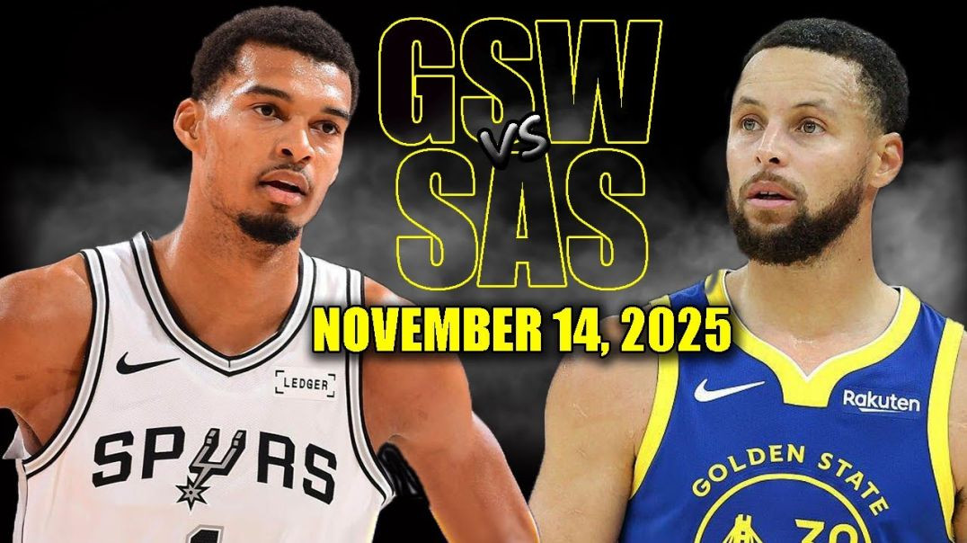 ⁣Golden State Warriors vs San Antonio Spurs Full Game Highlights - November 14, 2025 NBA Season