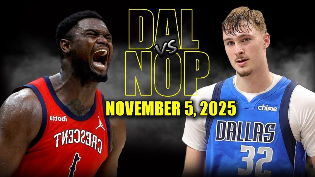 ⁣Dallas Mavericks vs New Orleans Pelicans Full Game Highlights - November 5, 2025 NBA Season