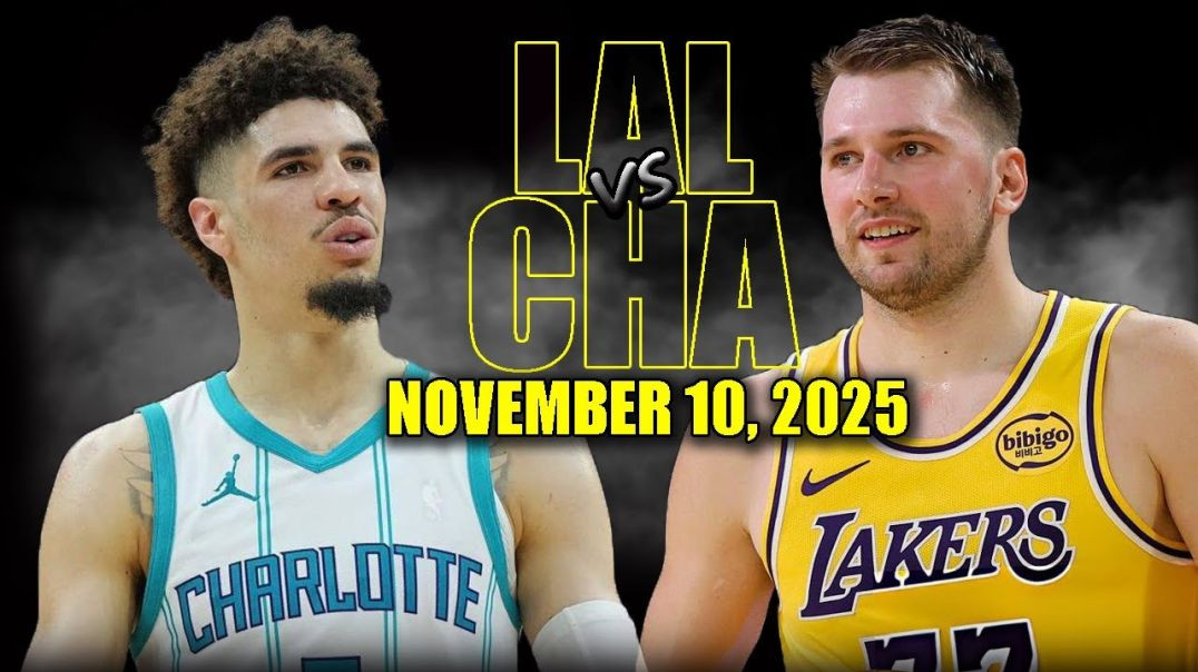 ⁣Los Angeles Lakers vs Charlotte Hornets Full Game Highlights - November 10, 2025 NBA Season