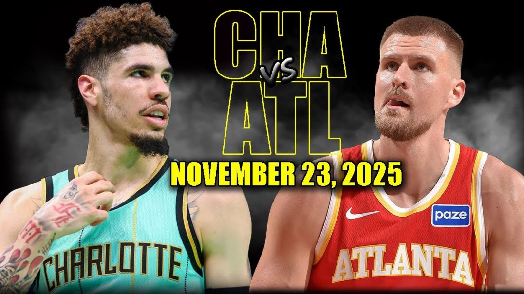 ⁣Atlanta Hawks vs Charlotte Hornets Full Game Highlights - November 23, 2025 NBA Season