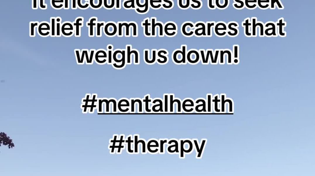 “It’s okay to not be okay”