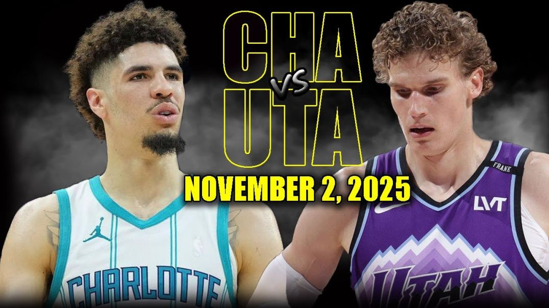 ⁣Utah Jazz vs Charlotte Hornets Full Game Highlights - November 2, 2025 NBA Season