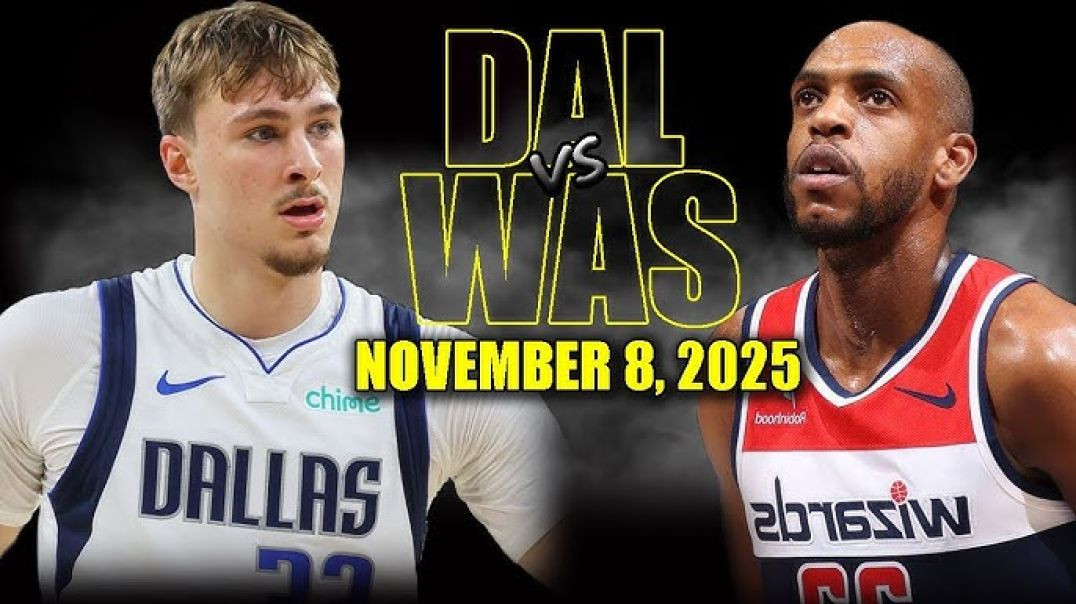 ⁣Dallas Mavericks vs Washington Wizards Full Game Highlights - November 8, 2025 NBA Season