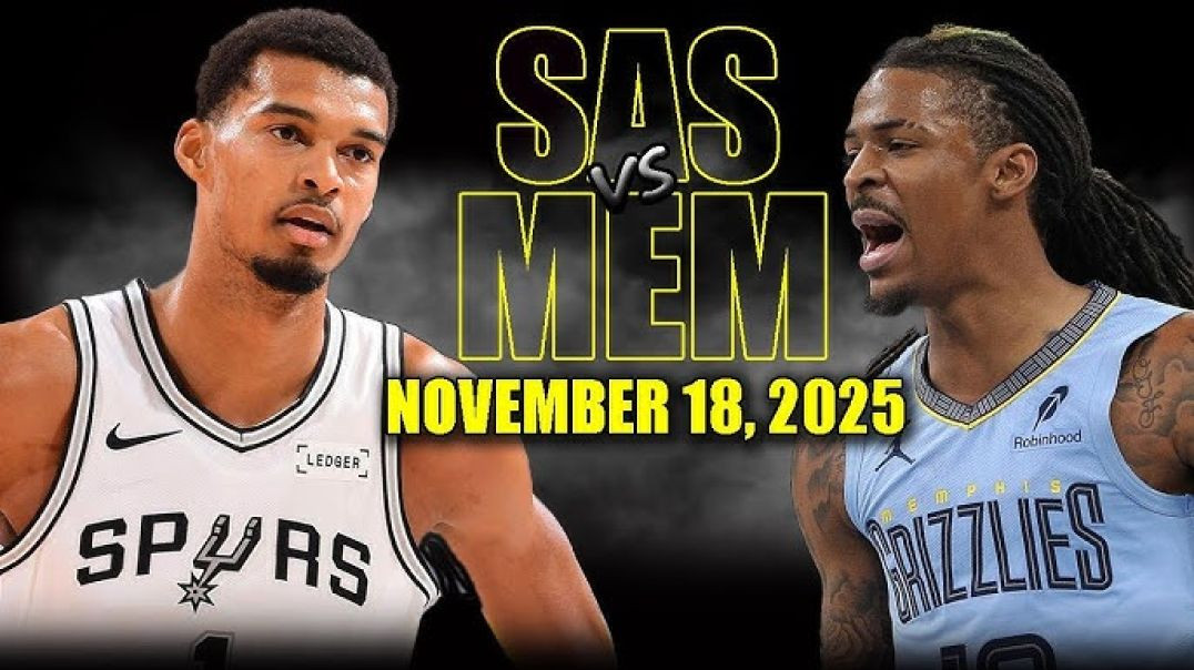 ⁣San Antonio Spurs vs Memphis Grizzlies Full Game Highlights - November 18, 2025 NBA Season