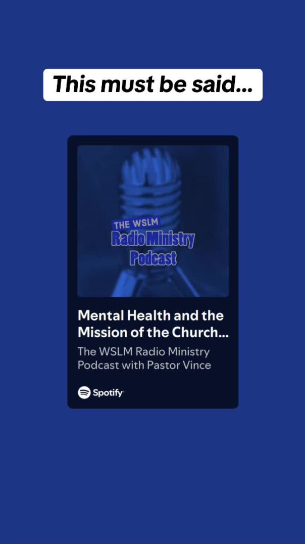 Mental Health and the Mission of the Church