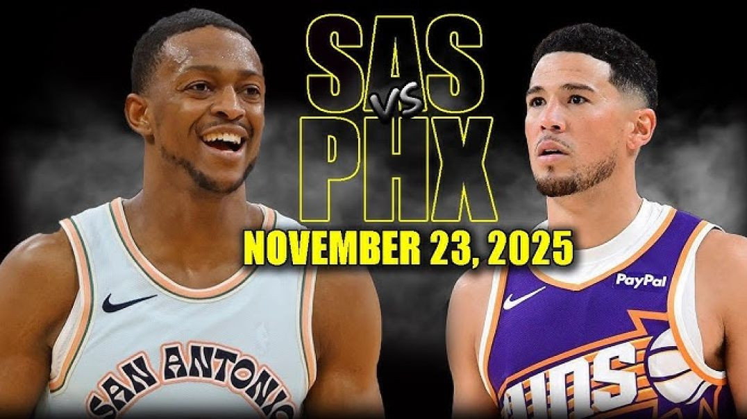 ⁣San Antonio Spurs vs Phoenix Suns Full Game Highlights - November 23, 2025 NBA Season