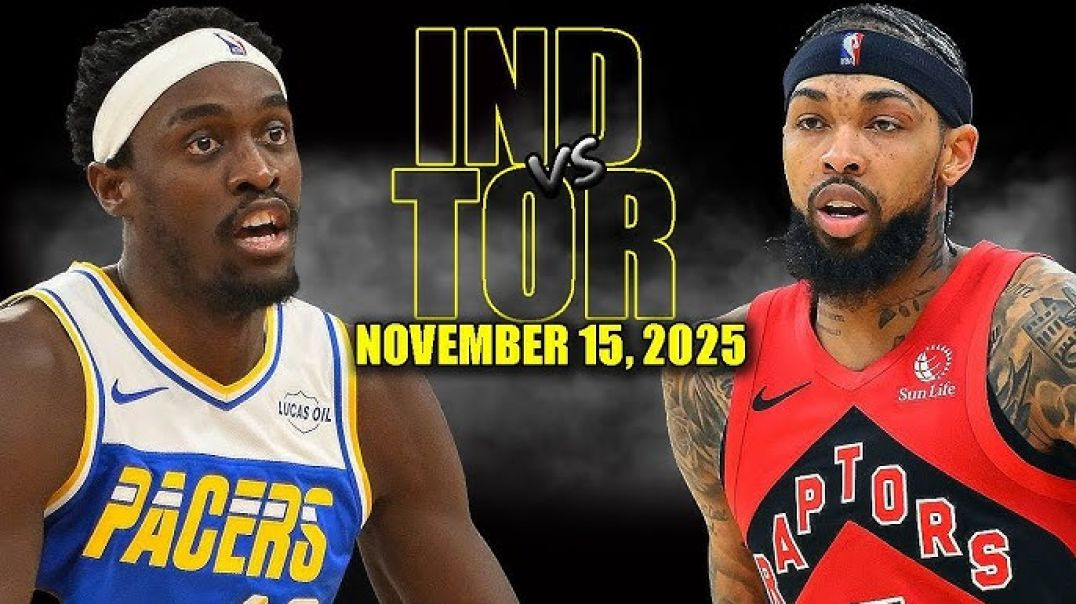 ⁣Indiana Pacers vs Toronto Raptors Full Game Highlights - November 15, 2025 NBA Season