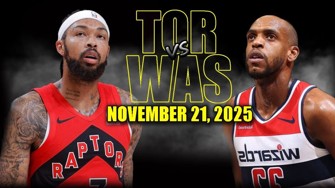 ⁣Toronto Raptors vs Washington Wizards Full Game Highlights - November 21, 2025 NBA Season