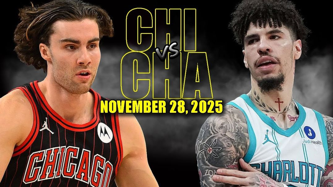 ⁣Chicago Bulls vs Charlotte Hornets Full Game Highlights - November 28, 2025 NBA Season