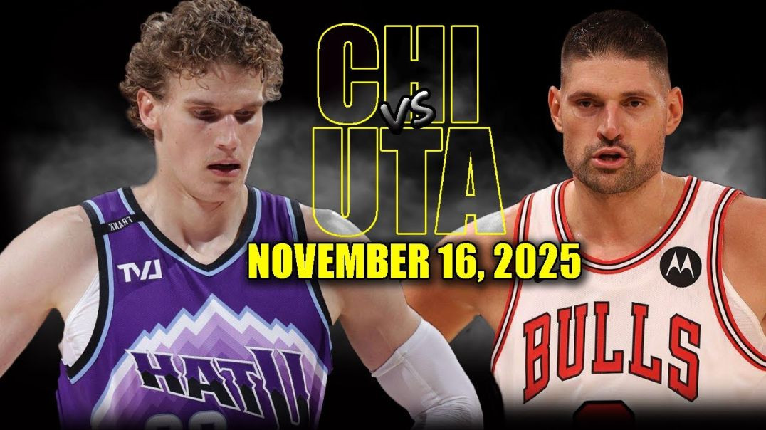 ⁣Chicago Bulls vs Utah Jazz Full Game Highlights - November 16, 2025 NBA Season