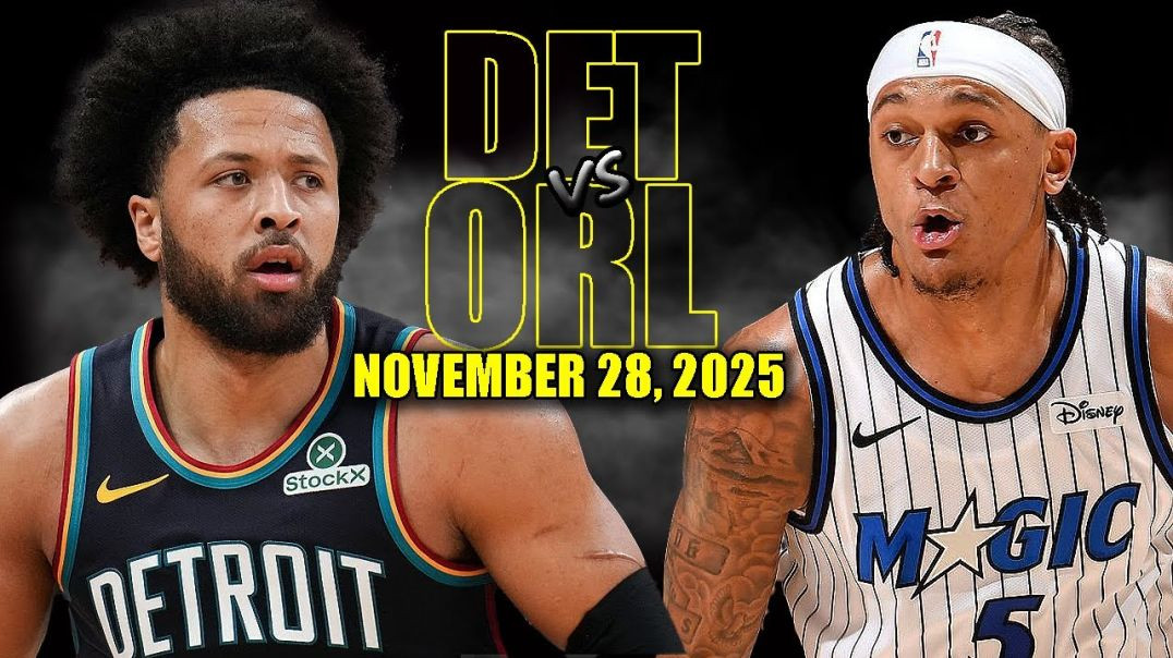 ⁣Detroit Pistons vs Orlando Magic Full Game Highlights - November 28, 2025 NBA Season