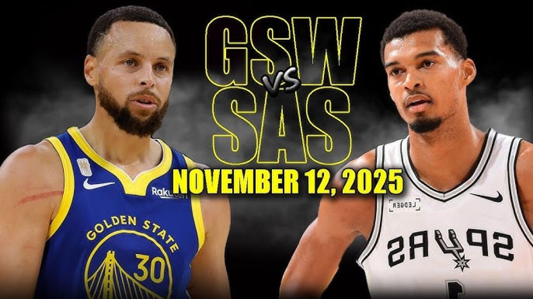 ⁣Golden State Warriors vs San Antonio Spurs Full Game Highlights - November 12, 2025 NBA Season