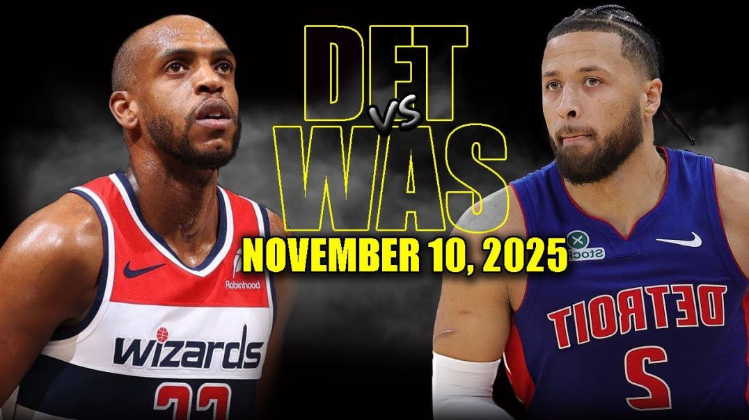 ⁣Detroit Pistons vs Washington Wizards Full Game Highlights - November 10, 2025 NBA Season