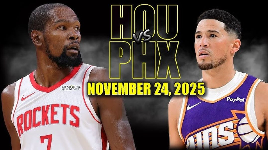 Houston Rockets vs Phoenix Suns Full Game Highlights - November 24, 2025 NBA Season