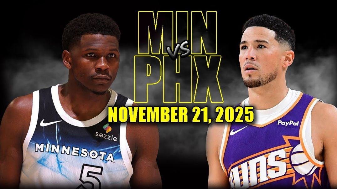 ⁣Minnesota Timberwolves vs Phoenix Suns Full Game Highlights - November 21, 2025 NBA Season