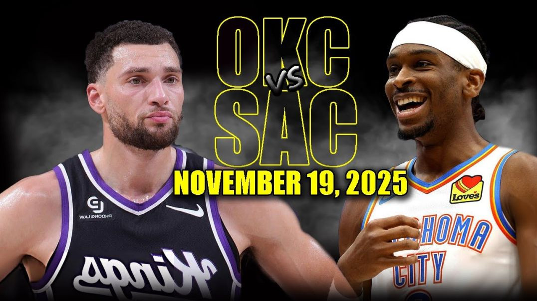 ⁣Oklahoma City Thunder vs Sacramento Kings Full Game Highlights - November 19, 2025 NBA Season