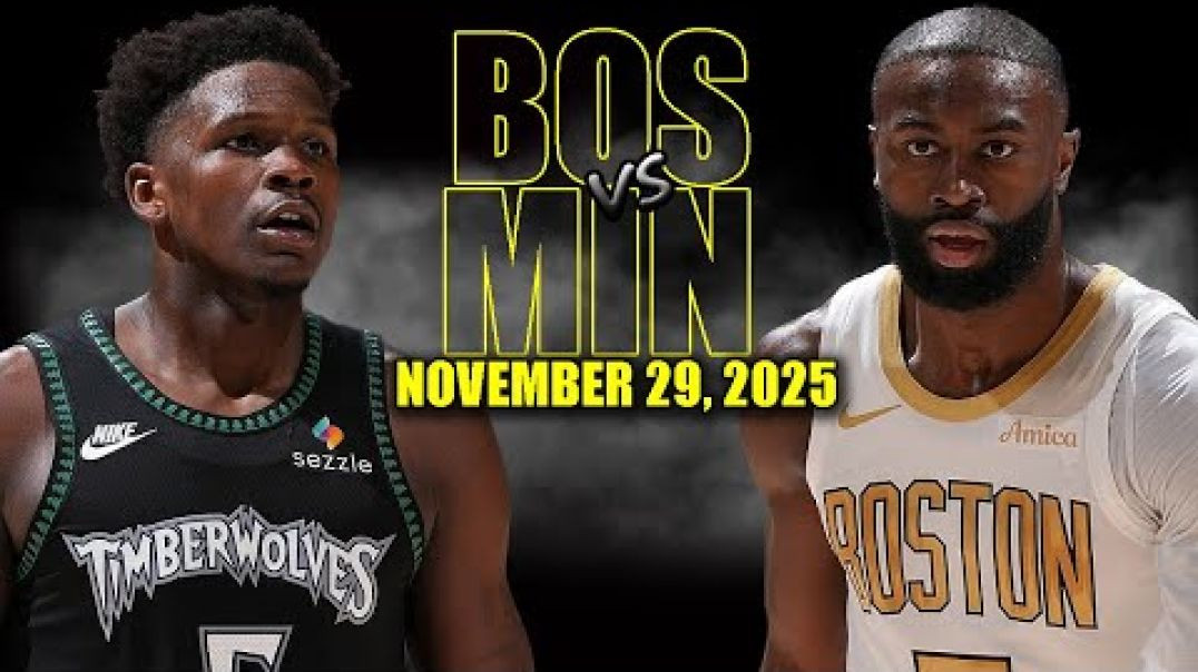 ⁣Boston Celtics vs Minnesota Timberwolves Full Game Highlights - November 29, 2025 NBA Season